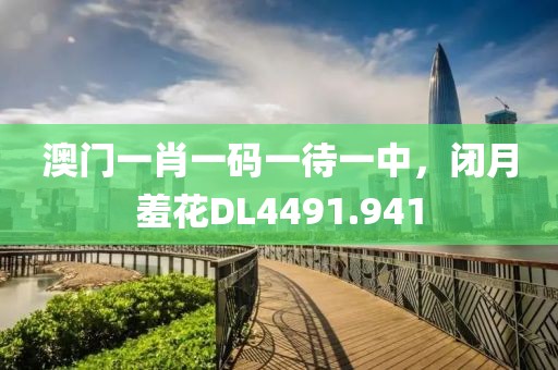 澳门一肖一码一待一中，闭月羞花DL4491.941