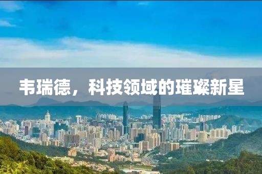 韦瑞德，科技领域的璀璨新星