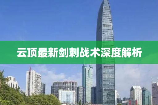 云顶最新剑刺战术深度解析