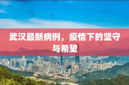 武汉最新病例，疫情下的坚守与希望