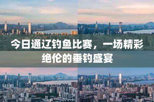今日通辽钓鱼比赛，一场精彩绝伦的垂钓盛宴