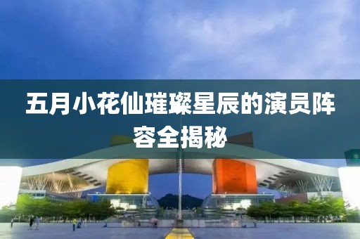 五月小花仙璀璨星辰的演员阵容全揭秘