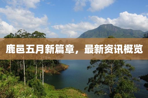 鹿邑五月新篇章，最新资讯概览