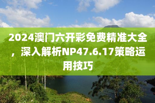 2024澳门六开彩免费精准大全，深入解析NP47.6.17策略运用技巧