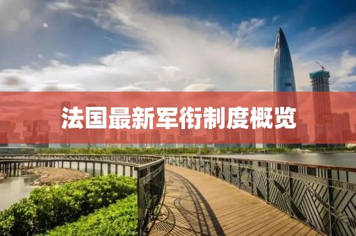 法国最新军衔制度概览