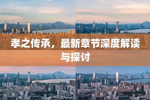 孝之传承，最新章节深度解读与探讨